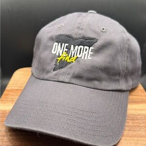 One More Find Embroidered Dad Hat Gray Richardson Style R55